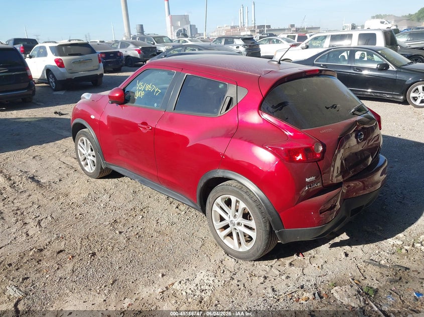 2013 Nissan Juke VIN JN8AF5MV2DT222537 IAAI salvage auction — FRONT & REAR, Salvage Title, sold $450 on 2026-07-22 (photo 3)