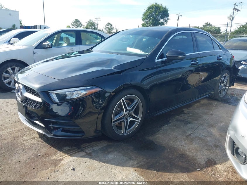 2020 Mercedes-benz A-klasse VIN WDD3G4FB7LW040477 IAAI salvage auction — STORM DAMAGE, Salvage (North Carolina), sold $6,000 on 2026-07-09 (photo 2)