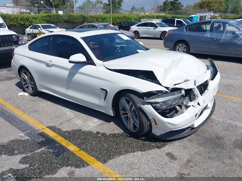 2019 BMW 4er VIN WBA4W7C56KAG52327 IAAI salvage auction — FRONT END, Salvage (California), sold $8,200 on 2026-07-28 (photo 1)