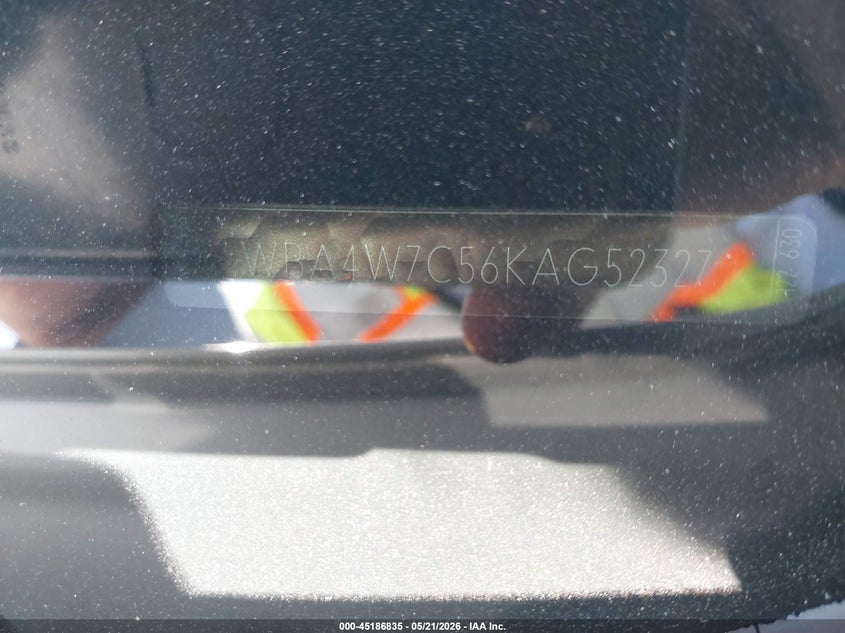 2019 BMW 4er VIN WBA4W7C56KAG52327 IAAI salvage auction — FRONT END, Salvage (California), sold $8,200 on 2026-07-28 (photo 9)