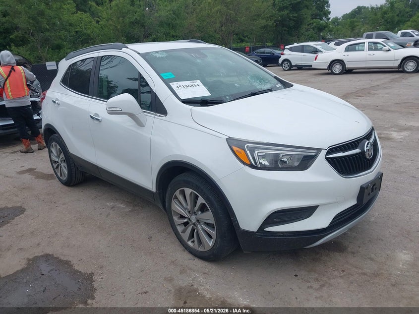 2017 Buick Encore VIN KL4CJASB9HB117729 IAAI salvage auction — HAIL, Salvage (Kansas), sold $3,075 on 2026-07-22 (photo 1)