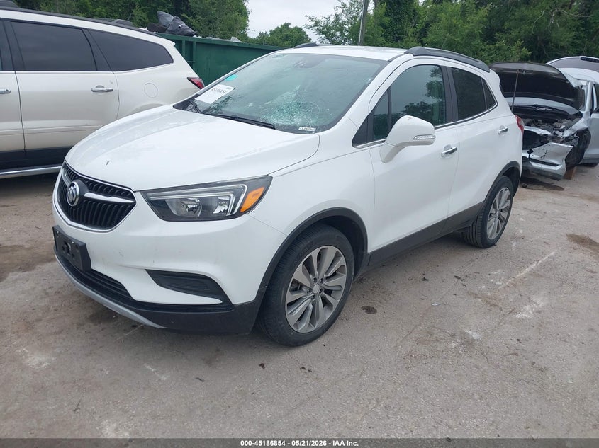 2017 Buick Encore VIN KL4CJASB9HB117729 IAAI salvage auction — HAIL, Salvage (Kansas), sold $3,075 on 2026-07-22 (photo 2)