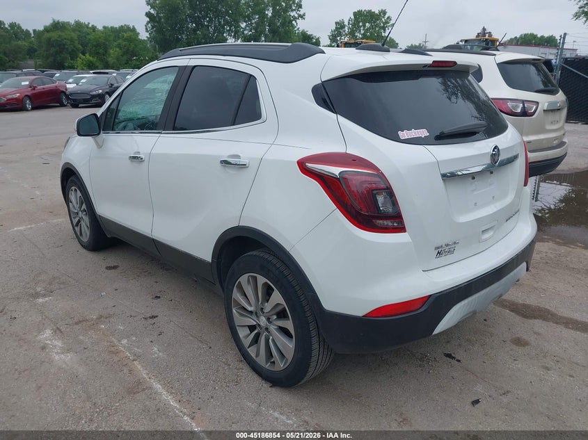 2017 Buick Encore VIN KL4CJASB9HB117729 IAAI salvage auction — HAIL, Salvage (Kansas), sold $3,075 on 2026-07-22 (photo 3)