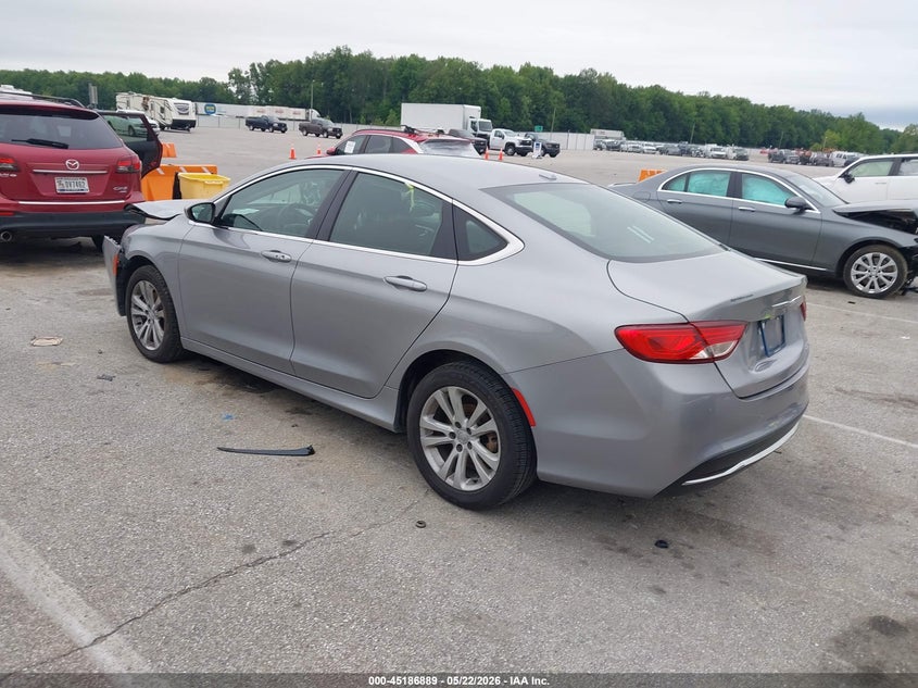 2015 Chrysler 200 VIN 1C3CCCAB3FN504936 IAAI salvage auction — FRONT END, Clear (Indiana), sold $650 on 2026-07-29 (photo 3)