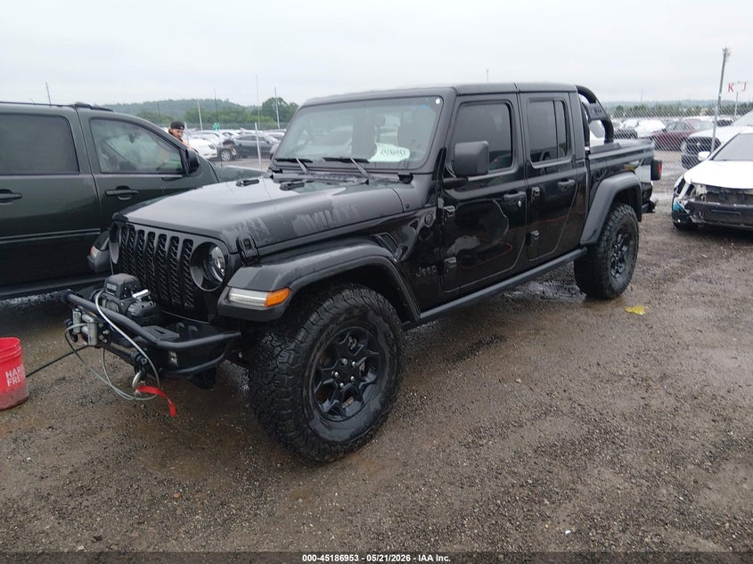 2023 Jeep Gladiator VIN 1C6JJTAM6PL594968 IAAI salvage auction — WATER/FLOOD, Salvage (Oklahoma), sold $16,750 on 2026-07-28 (photo 2)