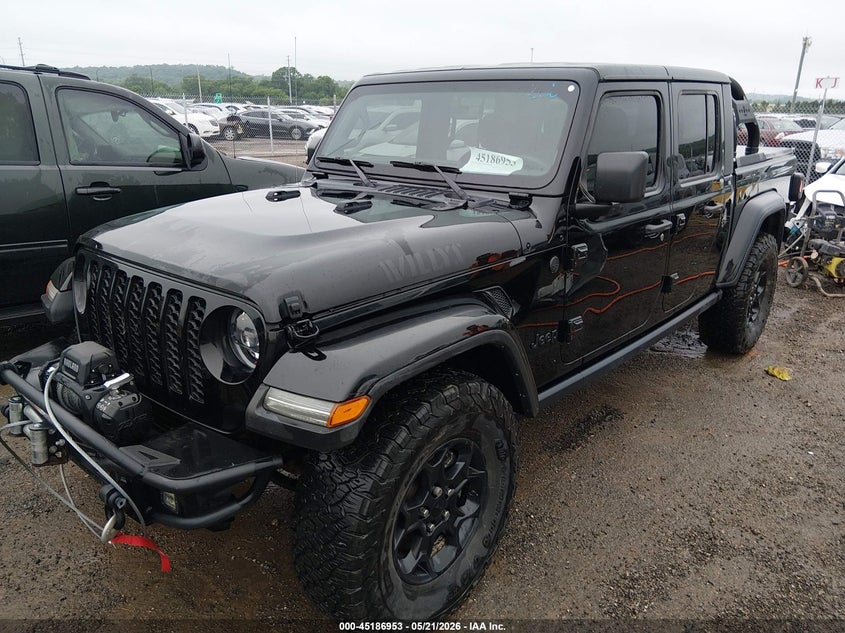 2023 Jeep Gladiator VIN 1C6JJTAM6PL594968 IAAI salvage auction — WATER/FLOOD, Salvage (Oklahoma), sold $16,750 on 2026-07-28 (photo 6)