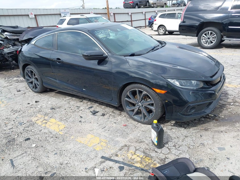 2019 Honda Civic VIN 2HGFC4B87KH307337 IAAI salvage auction — REAR END, Salvage Title, sold $2,175 on 2026-07-10 (photo 1)