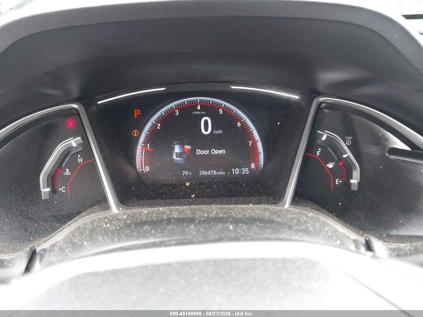 2019 Honda Civic VIN 2HGFC4B87KH307337 IAAI salvage auction — REAR END, Salvage Title, sold $2,175 on 2026-07-10 (photo 7)
