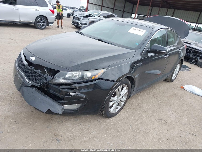 2013 Kia Optima VIN 5XXGN4A79DG204738 IAAI salvage auction — FRONT END, Original (Texas), sold $1,450 on 2026-07-09 (photo 2)