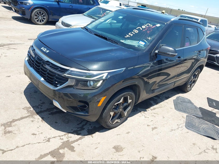 2024 Kia Seltos VIN KNDERCAA3R7533131 IAAI salvage auction — REAR END, Salvage Title, sold $4,850 on 2026-07-08 (photo 2)
