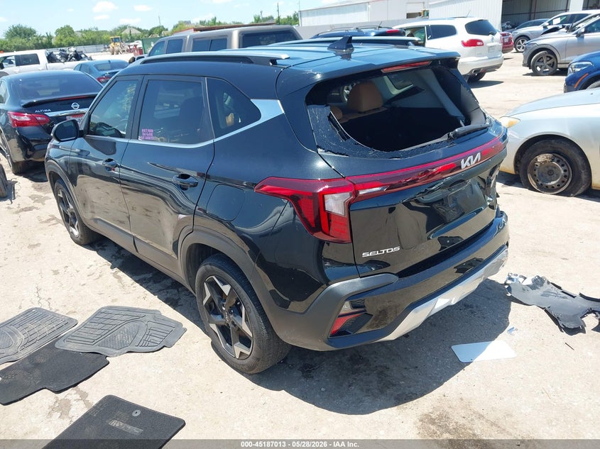 2024 Kia Seltos VIN KNDERCAA3R7533131 IAAI salvage auction — REAR END, Salvage Title, sold $4,850 on 2026-07-08 (photo 3)