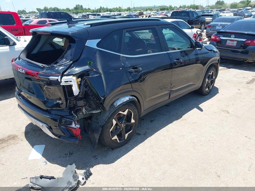 2024 Kia Seltos VIN KNDERCAA3R7533131 IAAI salvage auction — REAR END, Salvage Title, sold $4,850 on 2026-07-08 (photo 4)