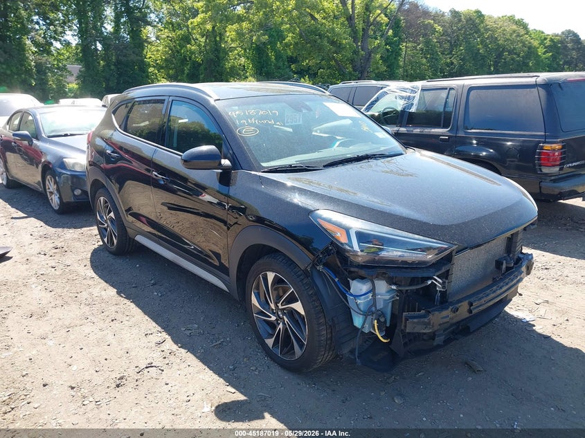 2019 Hyundai Tucson VIN KM8J3CAL2KU929927 IAAI salvage auction — FRONT END, Salvage Title, sold $5,050 on 2026-07-14 (photo 1)