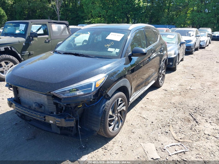 2019 Hyundai Tucson VIN KM8J3CAL2KU929927 IAAI salvage auction — FRONT END, Salvage Title, sold $5,050 on 2026-07-14 (photo 2)