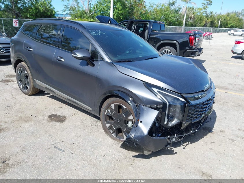 2026 Kia Sportage VIN 5XYK53DF9TG410496 IAAI salvage auction — LEFT FRONT, Certificate Of Destruction (Florida), sold $10,200 on 2026-07-29 (photo 1)