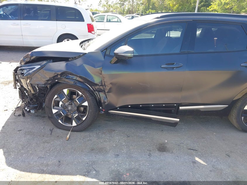 2026 Kia Sportage VIN 5XYK53DF9TG410496 IAAI salvage auction — LEFT FRONT, Certificate Of Destruction (Florida), sold $10,200 on 2026-07-29 (photo 6)