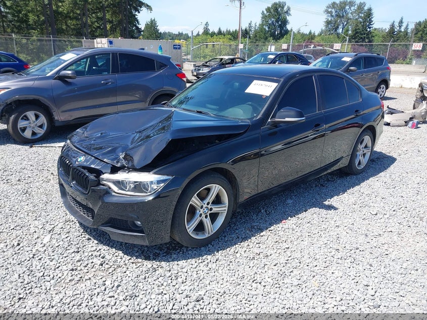 2014 BMW 3er VIN WBA3D5C57EKX98737 IAAI salvage auction — FRONT END, Salvage Title, sold $2,650 on 2026-07-12 (photo 2)