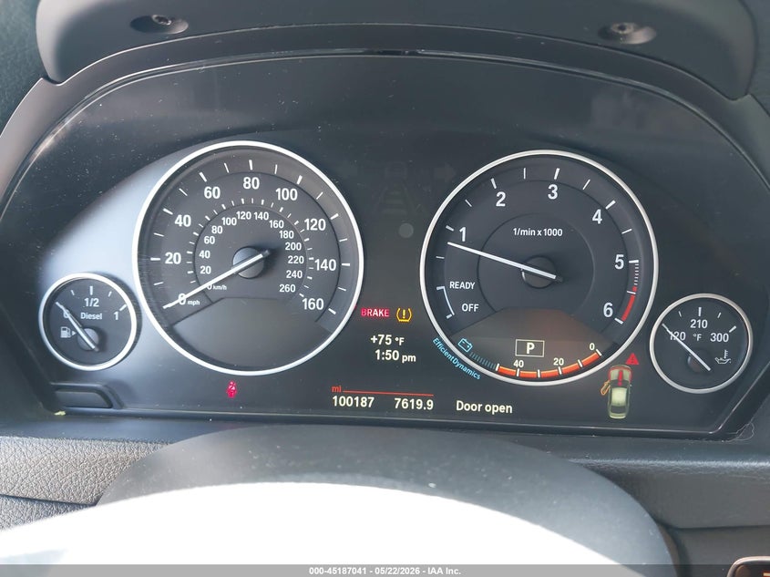 2014 BMW 3er VIN WBA3D5C57EKX98737 IAAI salvage auction — FRONT END, Salvage Title, sold $2,650 on 2026-07-12 (photo 7)