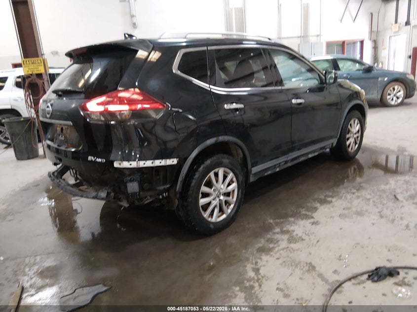 2017 Nissan Rogue VIN KNMAT2MV7HP539358 IAAI salvage auction — REAR END, Salvage (Idaho), sold $1,450 on 2026-07-10 (photo 4)