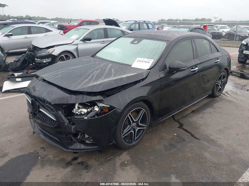2020 Mercedes-benz A-klasse VIN W1K3G4FB9LJ235218 IAAI salvage auction — FRONT END, Salvage (North Carolina), sold $6,200 on 2026-07-22 (photo 2)