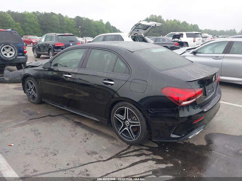 2020 Mercedes-benz A-klasse VIN W1K3G4FB9LJ235218 IAAI salvage auction — FRONT END, Salvage (North Carolina), sold $6,200 on 2026-07-22 (photo 3)