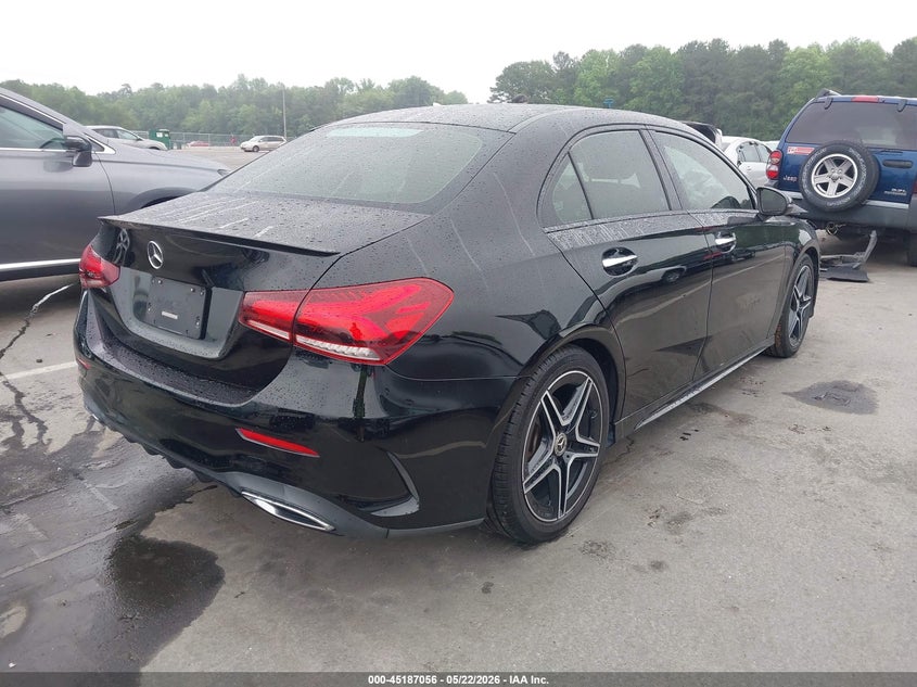 2020 Mercedes-benz A-klasse VIN W1K3G4FB9LJ235218 IAAI salvage auction — FRONT END, Salvage (North Carolina), sold $6,200 on 2026-07-22 (photo 4)