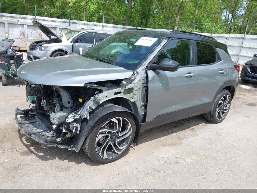 2025 Chevrolet Trailblazer VIN KL79MUSLXSB161096 IAAI salvage auction — FRONT END, Clear (Michigan), sold $9,100 on 2026-07-30 (photo 2)