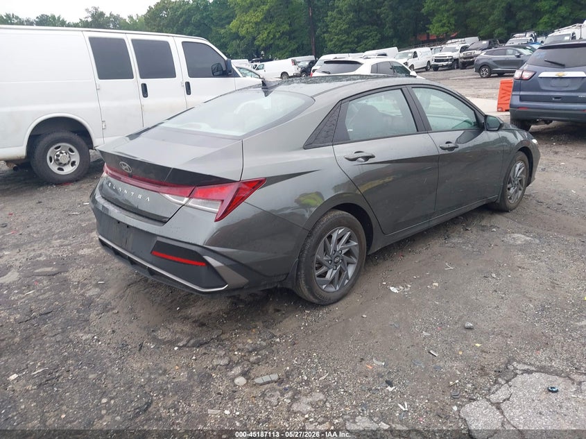 2024 Hyundai Elantra VIN KMHLM4DG8RU771291 IAAI salvage auction — LEFT FRONT, Salvage Title, sold $4,250 on 2026-07-15 (photo 4)