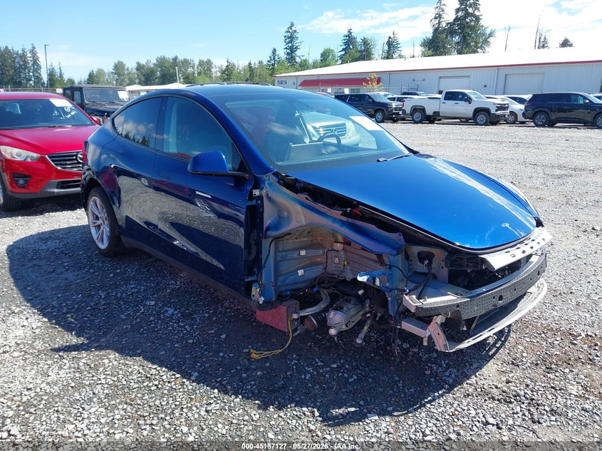 2020 Tesla Model y VIN 5YJYGDEF3LF001944 IAAI salvage auction — RIGHT SIDE, Bill Of Sale (Washington), sold $6,100 on 2026-07-22 (photo 1)