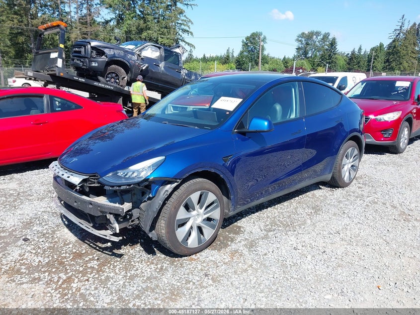 2020 Tesla Model y VIN 5YJYGDEF3LF001944 IAAI salvage auction — RIGHT SIDE, Bill Of Sale (Washington), sold $6,100 on 2026-07-22 (photo 2)