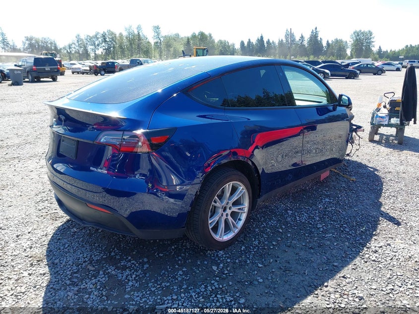 2020 Tesla Model y VIN 5YJYGDEF3LF001944 IAAI salvage auction — RIGHT SIDE, Bill Of Sale (Washington), sold $6,100 on 2026-07-22 (photo 4)
