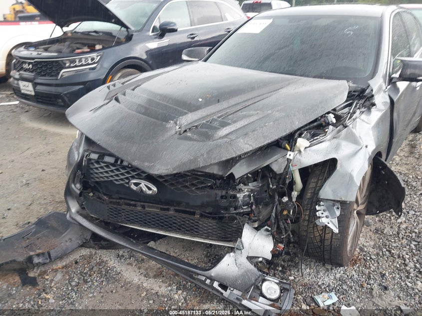 2019 Infiniti Q50 VIN JN1EV7AP5KM542866 IAAI salvage auction — FRONT END, Salvage (Georgia), sold $550 on 2026-07-28 (photo 6)