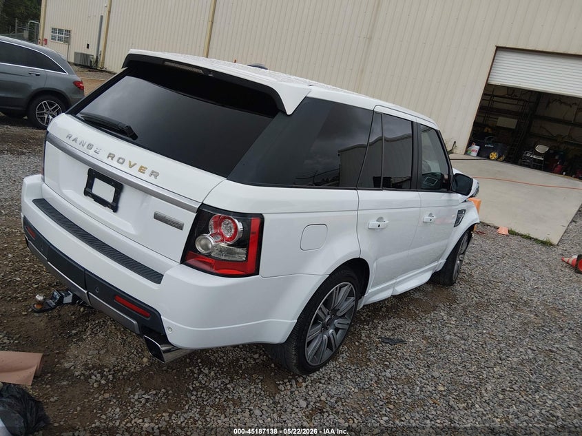 2013 Land rover Range rover sport VIN SALSP2E43DA788373 IAAI salvage auction — FRONT END, Salvage (Louisiana), sold $3,000 on 2026-07-10 (photo 4)