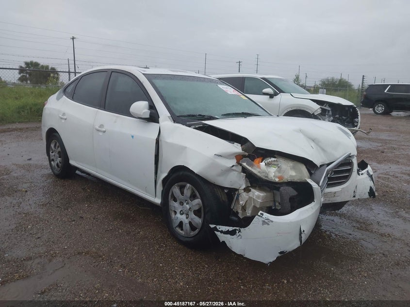 2008 Hyundai Elantra VIN KMHDU46D08U490463 IAAI salvage auction — FRONT END, Salvage (Texas), sold $200 on 2026-07-07 (photo 1)
