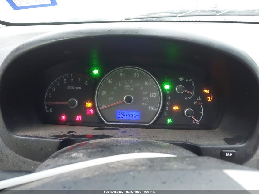 2008 Hyundai Elantra VIN KMHDU46D08U490463 IAAI salvage auction — FRONT END, Salvage (Texas), sold $200 on 2026-07-07 (photo 7)