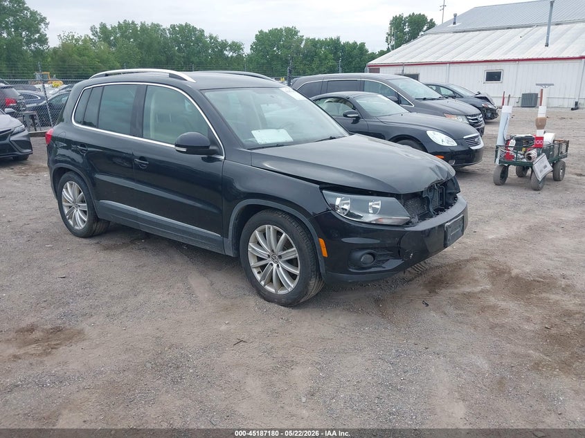 2013 Volkswagen Tiguan VIN WVGBV7AX2DW510928 IAAI salvage auction — FRONT END, Prior Salvage (Minnesota), sold $500 on 2026-07-20 (photo 1)