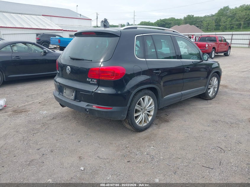 2013 Volkswagen Tiguan VIN WVGBV7AX2DW510928 IAAI salvage auction — FRONT END, Prior Salvage (Minnesota), sold $500 on 2026-07-20 (photo 4)