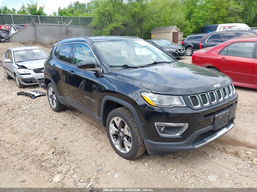 2018 Jeep Compass VIN 3C4NJDCB8JT201852 IAAI salvage auction — REAR END, Salvage (Minnesota), sold $3,500 on 2026-07-28 (photo 1)