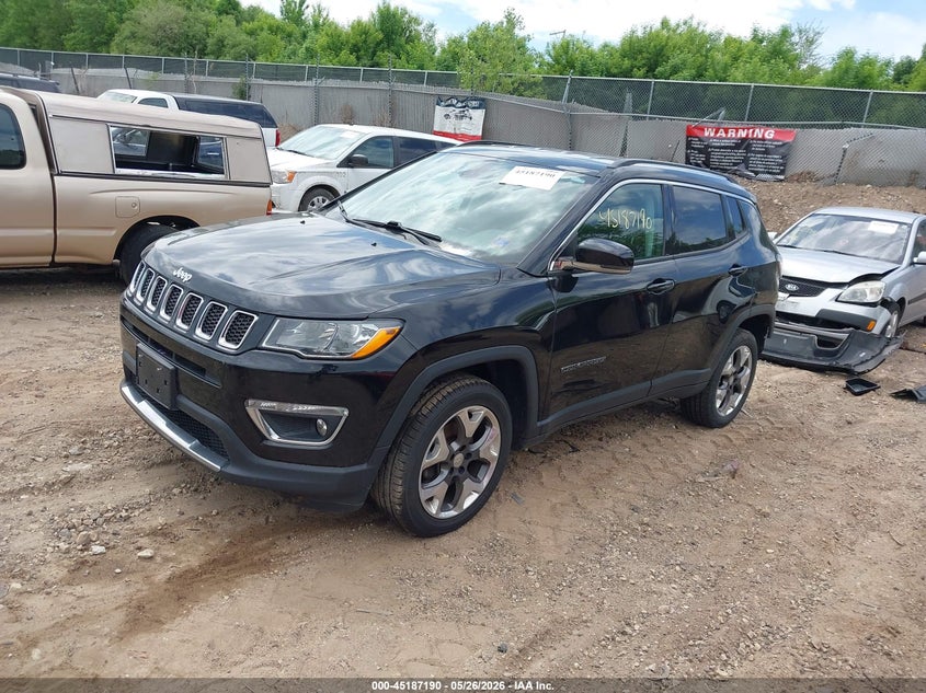2018 Jeep Compass VIN 3C4NJDCB8JT201852 IAAI salvage auction — REAR END, Salvage (Minnesota), sold $3,500 on 2026-07-29 (photo 2)