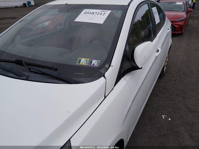 2013 Hyundai Accent VIN KMHCT4AE0DU496076 IAAI salvage auction — FRONT END, Salvage (Pennsylvania), sold $425 on 2026-07-21 (photo 6)