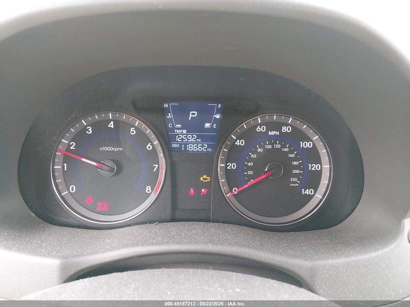 2013 Hyundai Accent VIN KMHCT4AE0DU496076 IAAI salvage auction — FRONT END, Salvage (Pennsylvania), sold $425 on 2026-07-21 (photo 7)