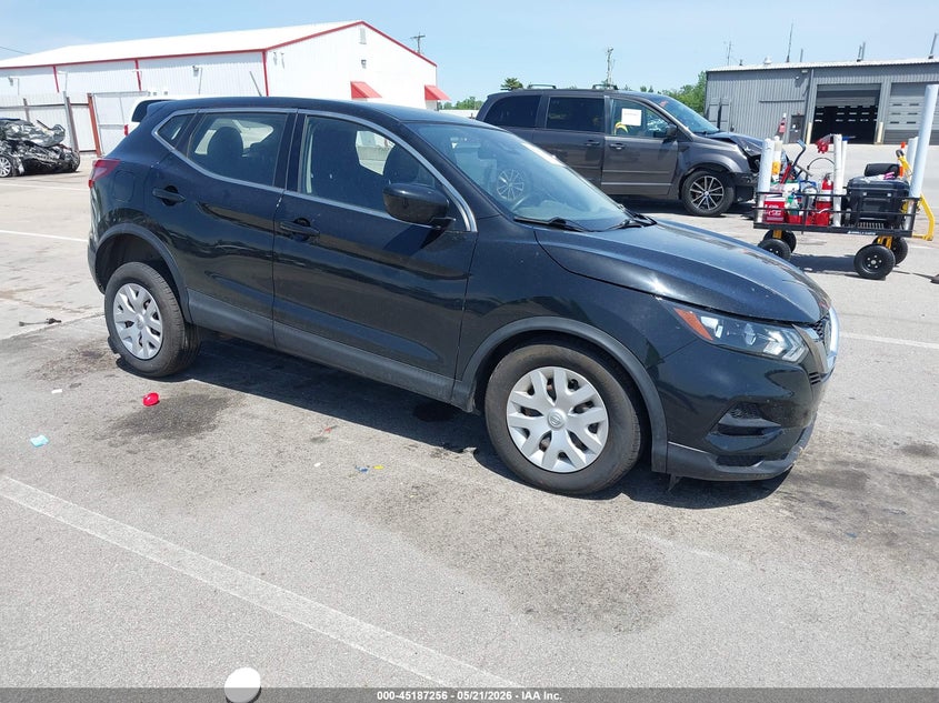 2020 Nissan Rogue VIN JN1BJ1CW1LW365058 IAAI salvage auction — LEFT SIDE, Salvage (Indiana), sold $3,150 on 2026-07-10 (photo 1)