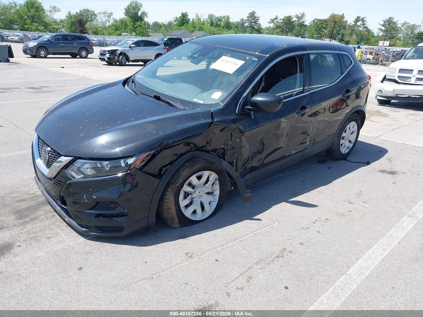 2020 Nissan Rogue VIN JN1BJ1CW1LW365058 IAAI salvage auction — LEFT SIDE, Salvage (Indiana), sold $3,150 on 2026-07-10 (photo 2)