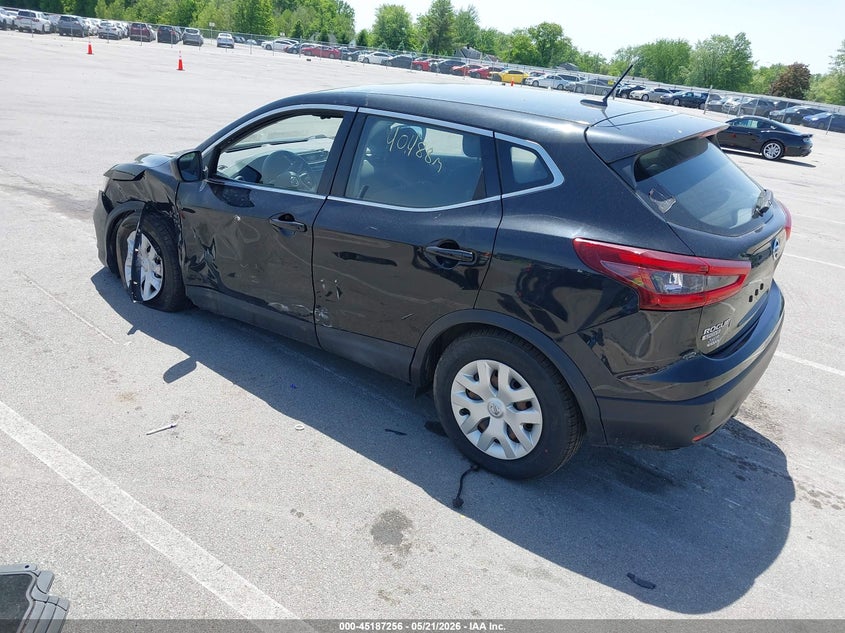 2020 Nissan Rogue VIN JN1BJ1CW1LW365058 IAAI salvage auction — LEFT SIDE, Salvage (Indiana), sold $3,150 on 2026-07-10 (photo 3)
