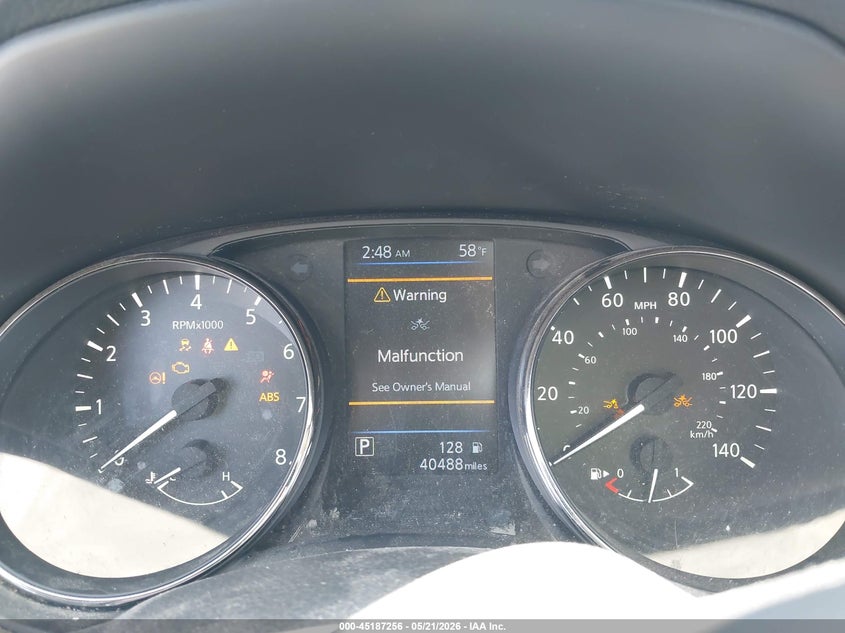 2020 Nissan Rogue VIN JN1BJ1CW1LW365058 IAAI salvage auction — LEFT SIDE, Salvage (Indiana), sold $3,150 on 2026-07-10 (photo 7)