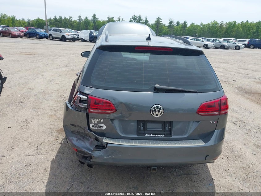 2016 Volkswagen Golf sportsvan VIN 3VWC17AU2GM505532 IAAI salvage auction — REAR END, Salvage Title, sold $1,050 on 2026-07-09 (photo 6)