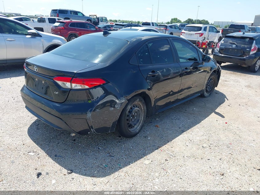 2022 Toyota Corolla VIN 5YFEPMAE1NP274193 IAAI salvage auction — SIDE, Original (Texas), sold $7,175 on 2026-07-23 (photo 4)