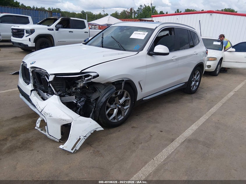 2022 BMW X3 VIN 5UX53DP01N9J50159 IAAI salvage auction — LEFT FRONT, Salvage (Mississippi), sold $9,900 on 2026-07-16 (photo 2)