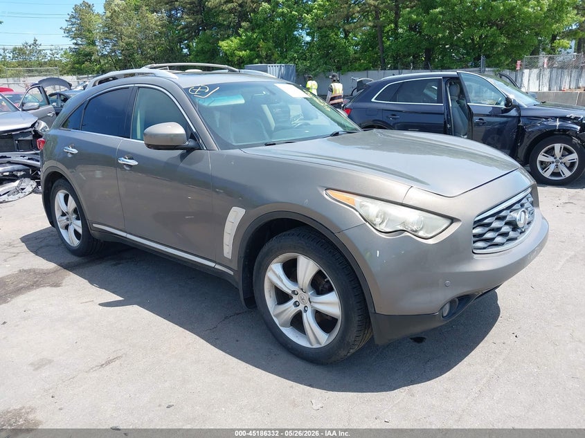 2010 Infiniti Fx35 VIN JN8AS1MW1AM854965 IAAI salvage auction — REAR END, Mv-907A (New York), sold $675 on 2026-07-11 (photo 1)