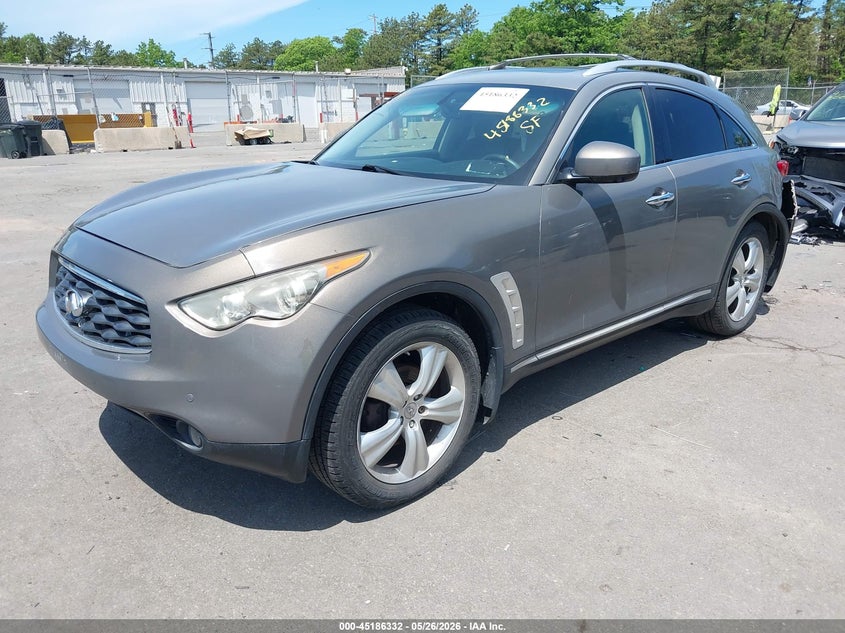 2010 Infiniti Fx35 VIN JN8AS1MW1AM854965 IAAI salvage auction — REAR END, Mv-907A (New York), sold $675 on 2026-07-11 (photo 2)